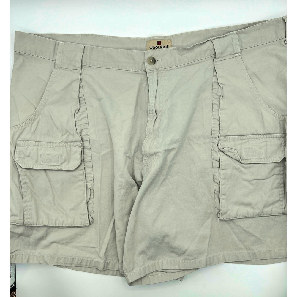 Woolrich Mens Beige Cargo Shorts Outdoor Casual‎ Utility Size 42 0507